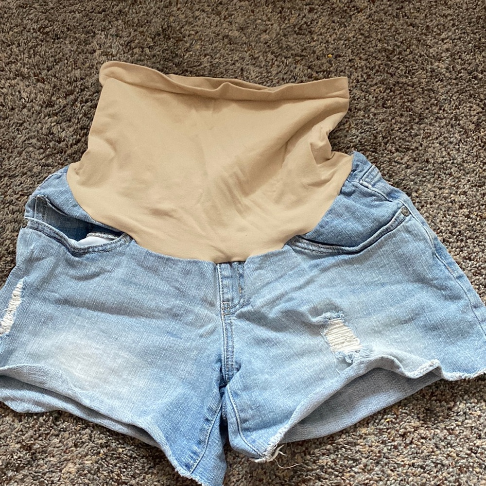 Maternity Jean Shorts